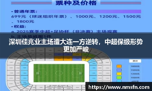 深圳佳兆业主场遭大连一方逆转，中超保级形势更加严峻
